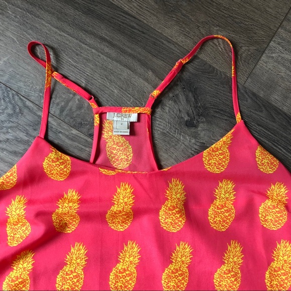 ✨HP✨ Adorable Pineapple Tank from J. crew 🍍 Size 2 - Picture 2 of 4